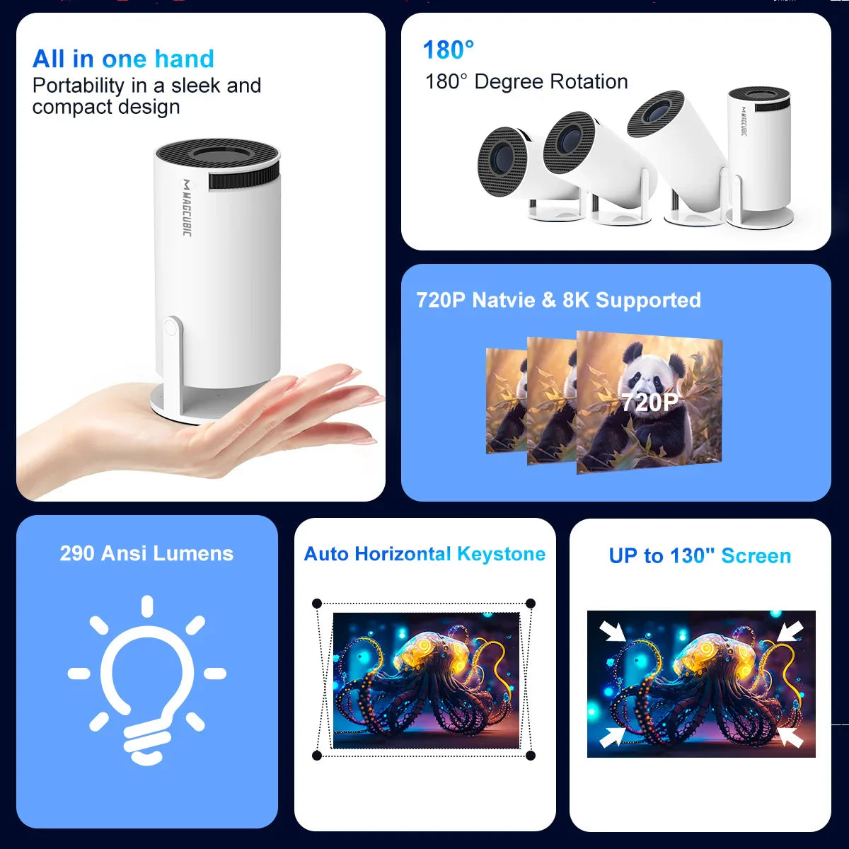 ToryNova 4K Smart Projector